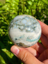 Load image into Gallery viewer, Old Stock 8th Vein Ocean Jasper Sphere
