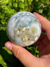 Load image into Gallery viewer, Old Stock 8th Vein Ocean Jasper Sphere
