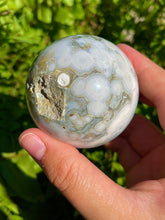 Load image into Gallery viewer, Old Stock 8th Vein Ocean Jasper Sphere
