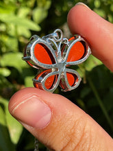 Load image into Gallery viewer, Red Jasper Butterfly Necklace
