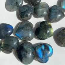 Load image into Gallery viewer, ⊹ Mini Blue Labradorite Hearts ⊹ Intuitively Chosen
