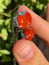 Load image into Gallery viewer, Red Jasper Butterfly Necklace
