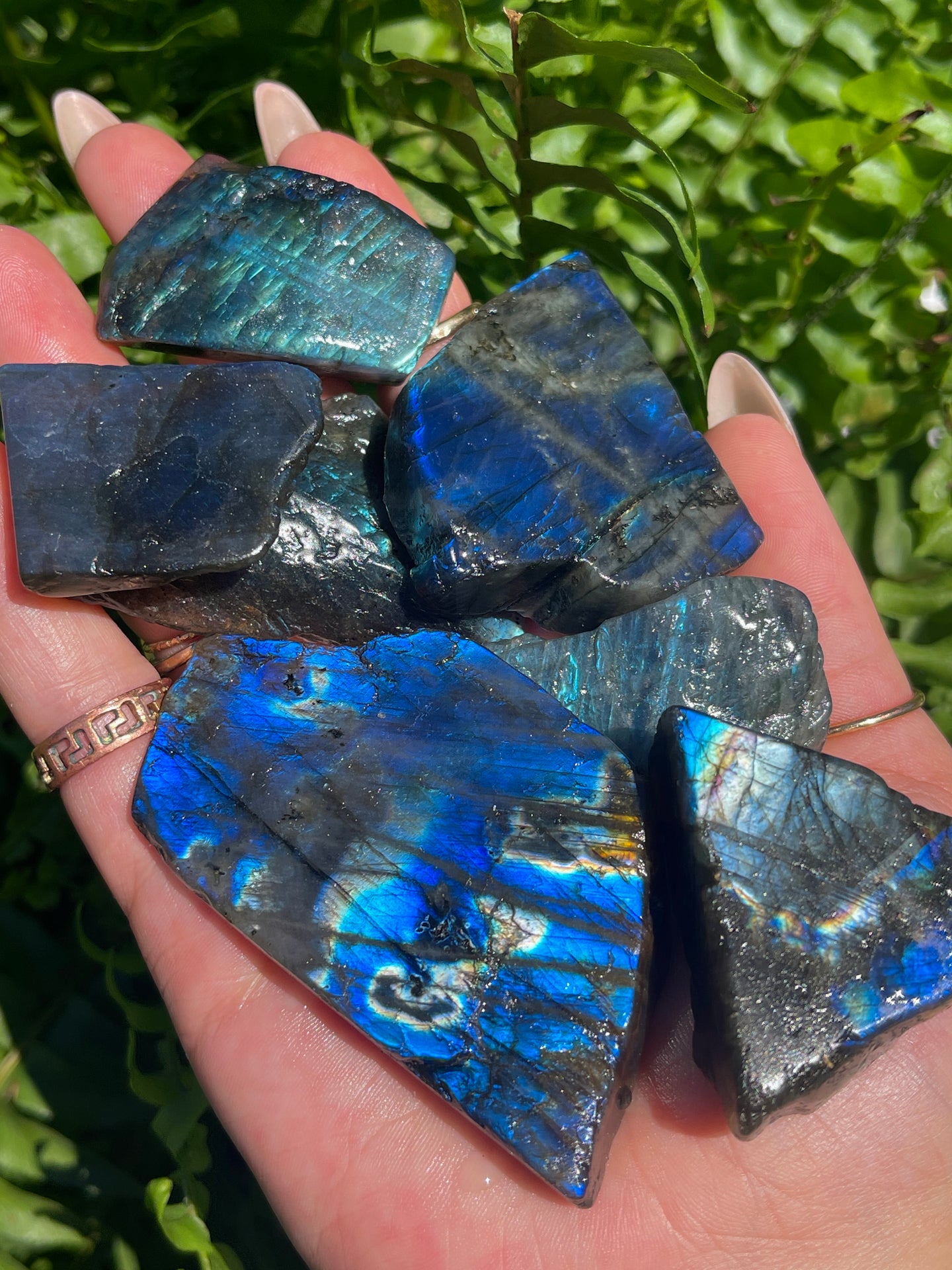 Raw Blue Labradorite