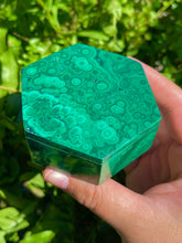 Load image into Gallery viewer, Malachite Jewelry Box
