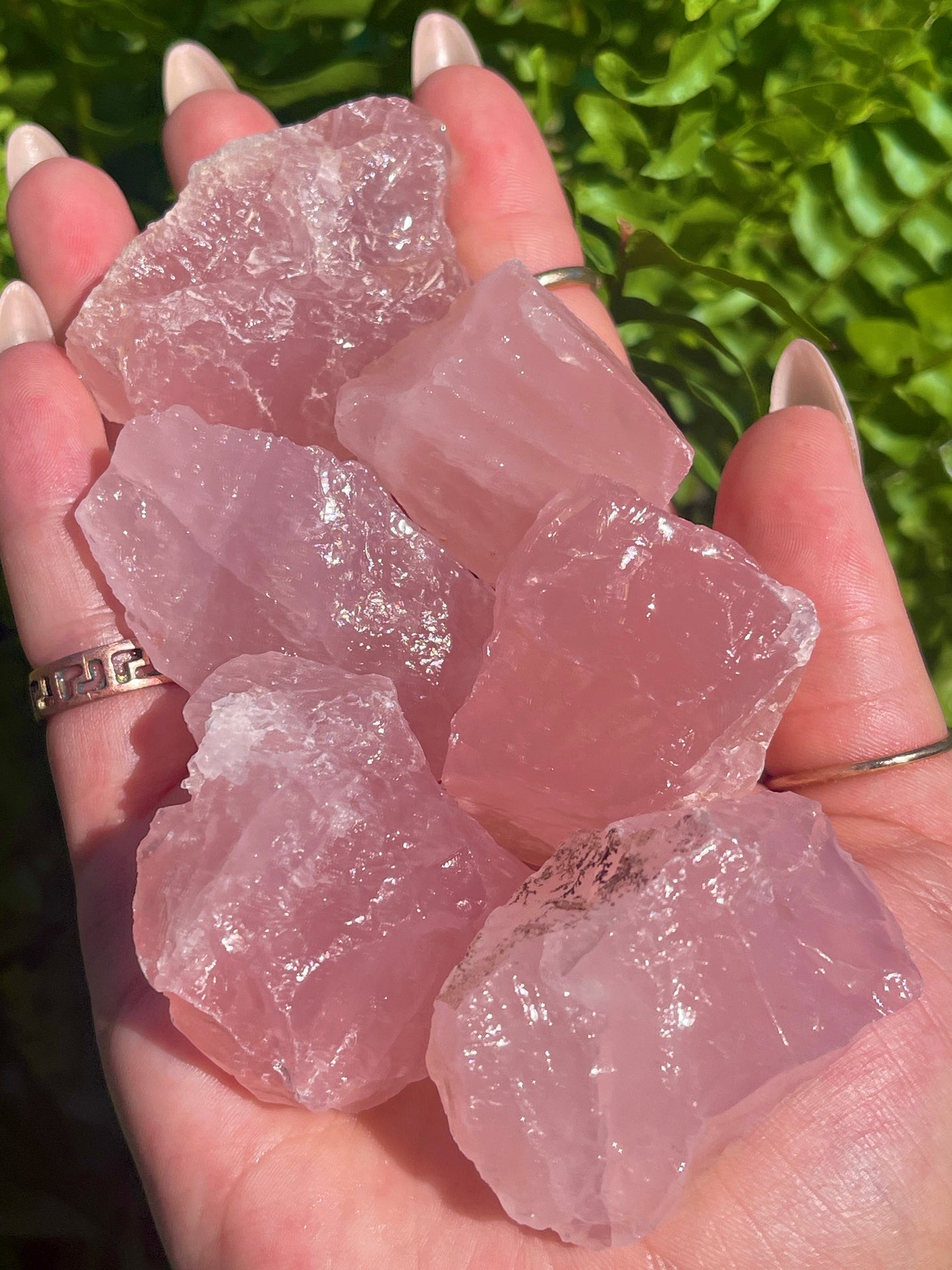 Raw Rose Quartz