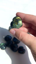 Load and play video in Gallery viewer, ⊹ Mini Blue Labradorite Hearts ⊹ Intuitively Chosen
